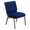 Best Pirce 🛒 Break Room Chairs Flash Furniture FD-CH0221-4 Hercules Series 21 In. Extra Wide Fabric Stacking Church Chair 🛒 -Tables & Chairs Shop masterFLSH923