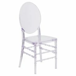 Outlet 👍 Folding Chairs Flash Furniture Flash Elegance Crystal Ice Stacking Florence Chair 😀