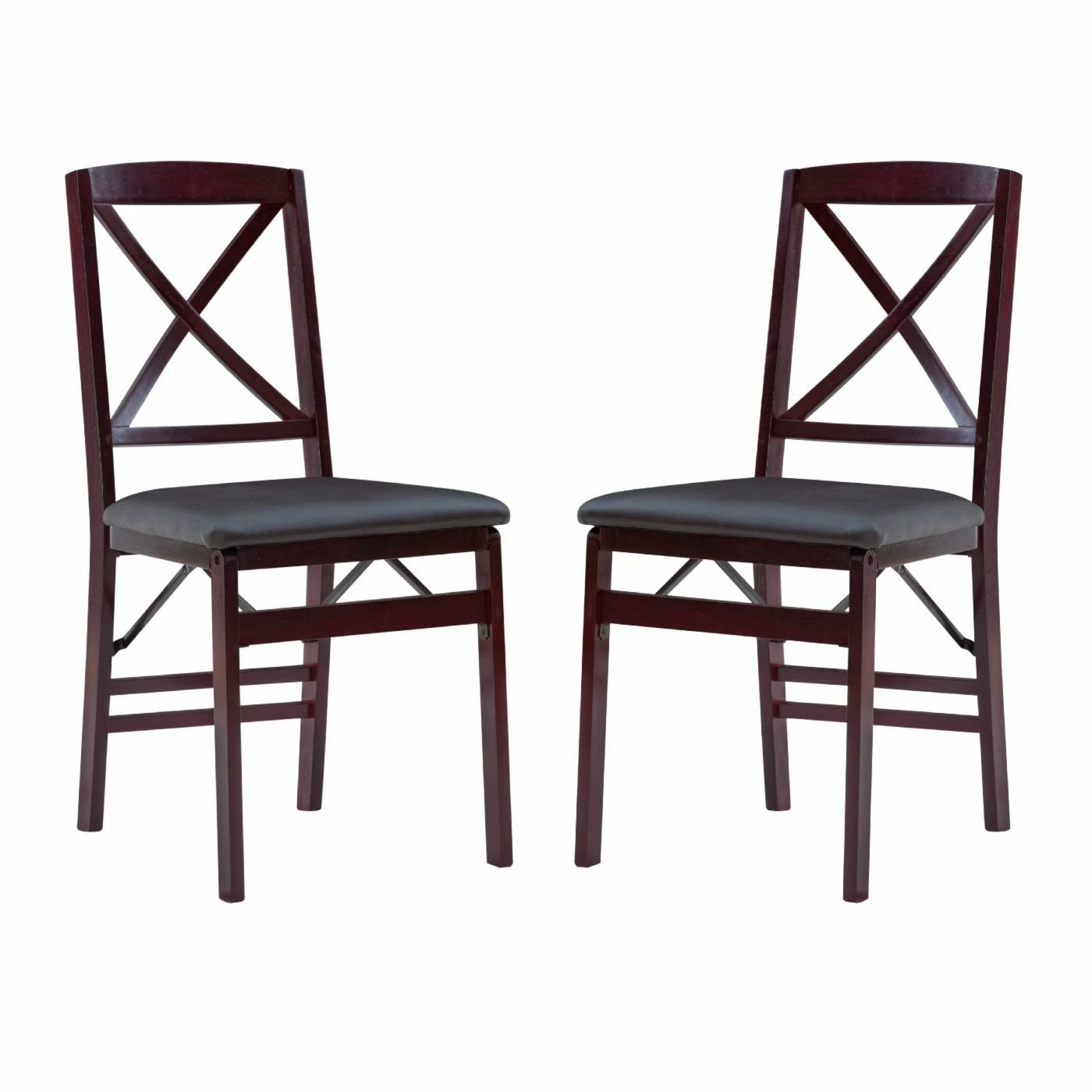 Outlet 🎁 Folding Chairs Linon Tremont X-Back Folding Dining Chair - 2 Chairs 🥰 3 Outlet 🎁 Folding Chairs Linon Tremont X-Back Folding Dining Chair - 2 Chairs 🥰