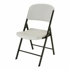 Flash Sale โจ Lifetime Products Folding Chairs Lifetime Classic Commercial Folding Chair - Almond - 32 Pack ๐