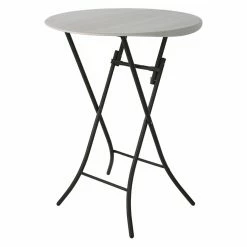 Best Sale ⌛ Round Folding Tables & Chairs Lifetime Products 33 In. Round Bistro Table 🌟