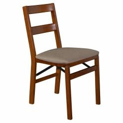 New ✨ Folding Chairs Stakmore Classic Slat-Back Folding Chair - Set Of 2 😍