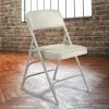 Cheap ⭐ Folding Chairs National Public Seating 1300 Series Premium Vinyl Upholstered Triple Braced Folding Chair - 4 Pack 🥰 -Tables & Chairs Shop masterNPS014