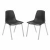 Best Pirce 👍 Break Room Chairs National Public Seating 8100 Series Stacking Chair - 2 Pack ❤️ -Tables & Chairs Shop masterNPS018