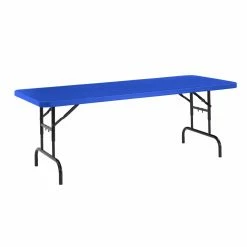Wholesale 🎁 Rectangle Folding Tables & Chairs National Public Seating 72 In. Rectangle Blow Molded Folding Banquet Table 🌟