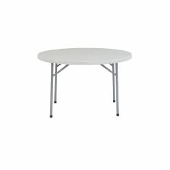 Deals 🤩 Round Folding Tables & Chairs National Public Seating BT Series 48 In. Round Folding Table Set 🔥