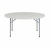 Promo 🌟 Round Folding Tables & Chairs National Public Seating BT Series 60 In. Round Folding Table Set ✨ -Tables & Chairs Shop masterNPS067
