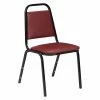 Discount 🛒 Break Room Chairs National Public Seating 9100 Series Vinyl Stacking Chair Set - Burgundy 😉 -Tables & Chairs Shop masterNPS079