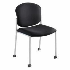 New 😉 Break Room Chairs Safco Diaz Guest Chair - Black 👍