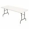 Best Sale 🛒 Rectangle Folding Tables & Chairs Alera Banquet Folding Table - Platinum / Charcoal ✔️ -Tables & Chairs Shop masterUST2430