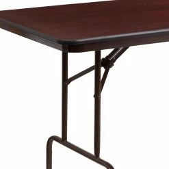 Top 10 😀 Rectangle Folding Tables & Chairs Flash Furniture YT-3096 30 X 96 In. Rectangular Mahogany Laminate Folding Banquet Table 🎁 -Tables & Chairs Shop scaleFLSH874