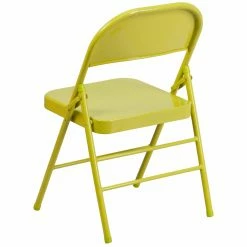 Discount ⌛ Folding Chairs Flash Furniture HF3 Hercules Colorburst Series Double Hinged Metal Folding Chair 😍 -Tables & Chairs Shop scaleFLSH895