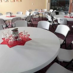 Best Sale ❤️ Round Folding Tables & Chairs Lifetime 72 In. Round Heavy-Duty Banquet Table - White - 12 Pack 👏 -Tables & Chairs Shop scaleLIF120
