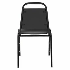 Brand new 🛒 Break Room Chairs National Public Seating 9100 Series Vinyl Stacking Chair Set - Black 👏 -Tables & Chairs Shop scaleNPS078
